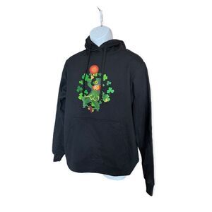 Black Graphic Hoodie